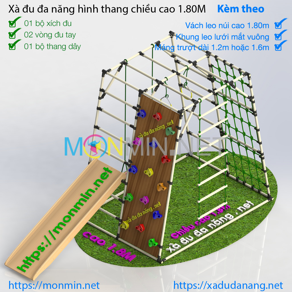 Bộ xà đu vận động đa năng